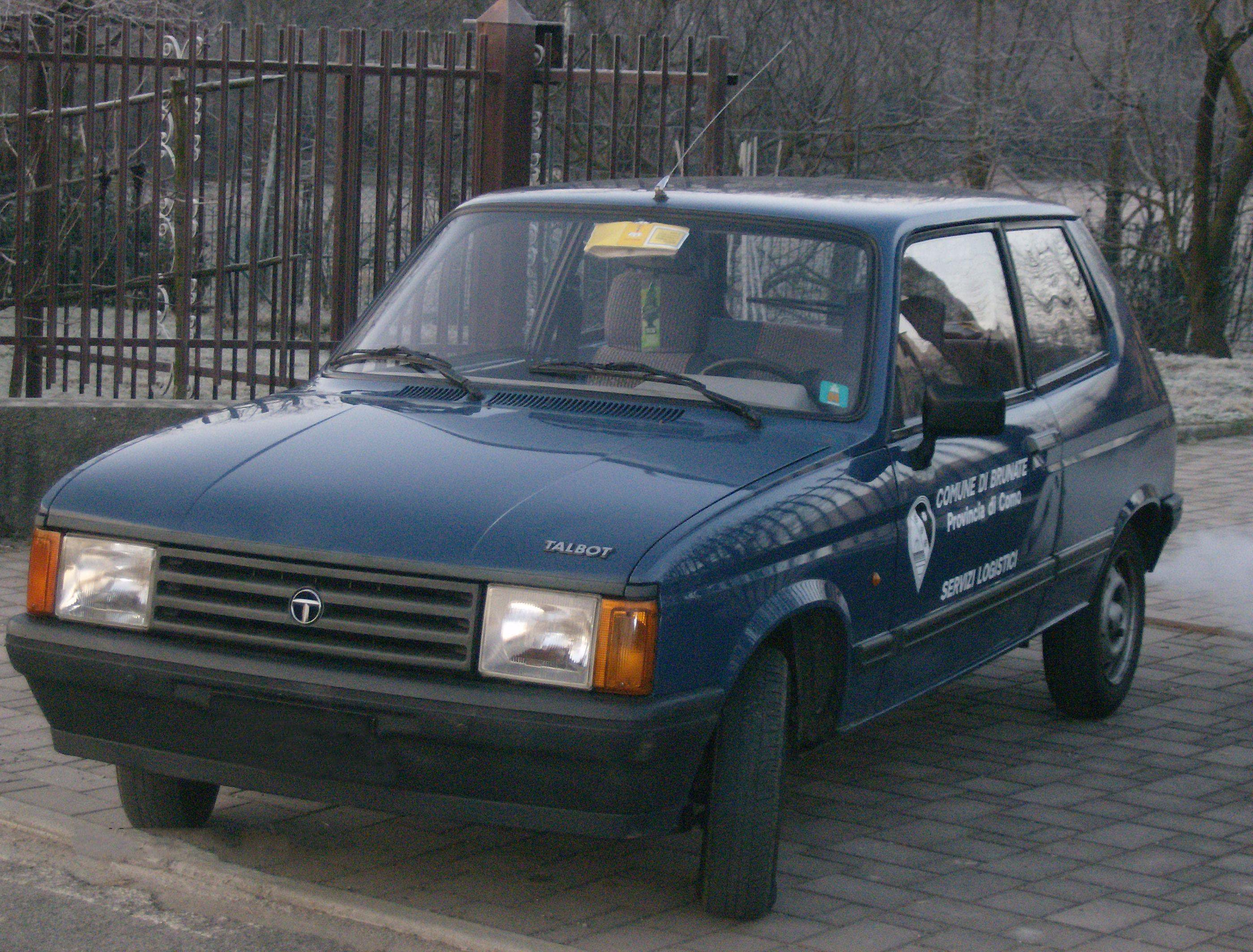 Talbot Samba des années 1980