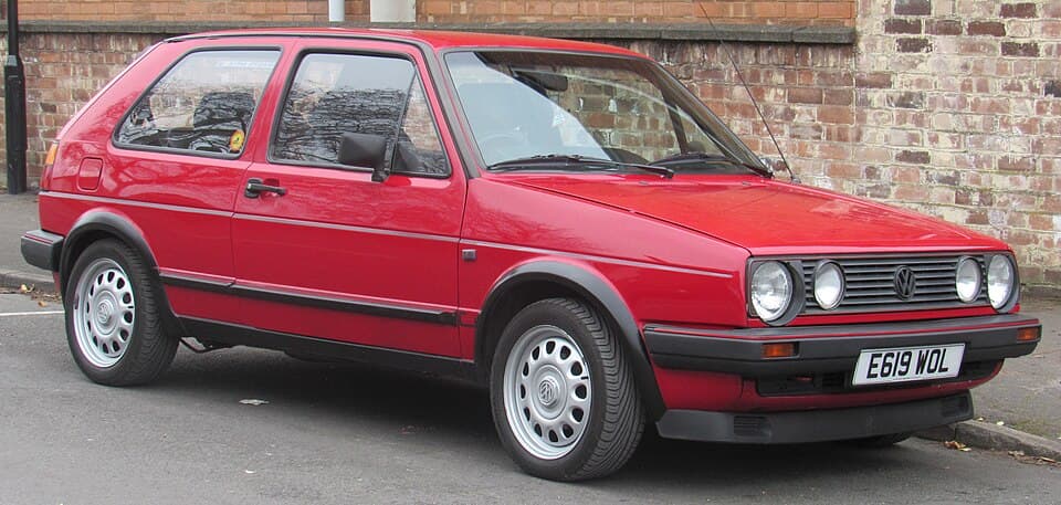Volkswagen Golf 2 GTI - vue avant