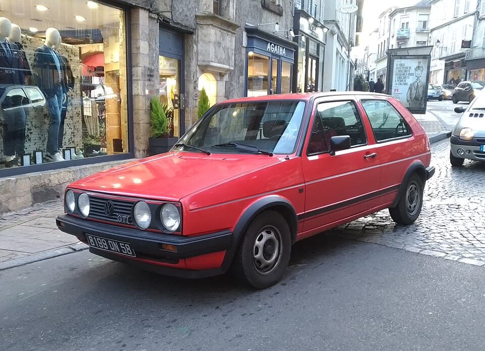 VW Golf 2 GTI — pixels disparus sur le tableau de bord MFA